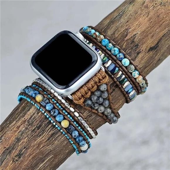 NEW Beaded Multilayer Boho Apple iwatch Band main image 5